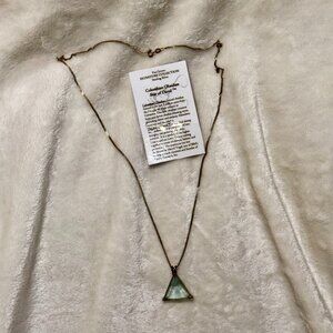 🔷 Paul Jensen Sterling Silver Necklace • Colombian Obsidian • 26” Chain